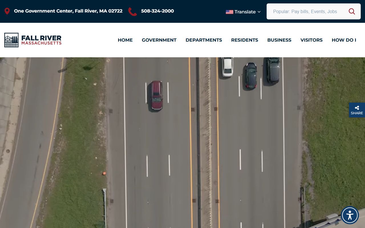 Fall River city website for public records requests