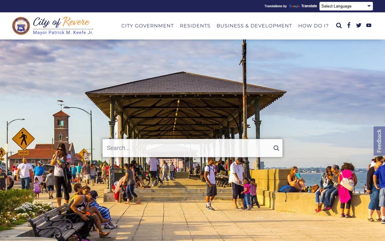 Revere city website portal for Revere public records